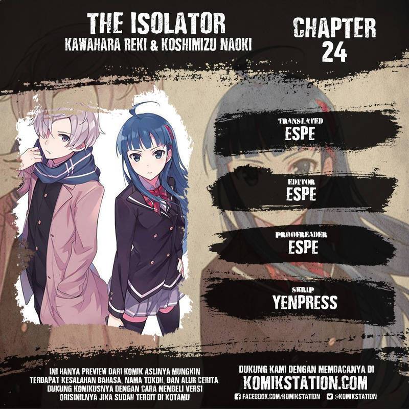 The Isolator: Realization of Absolute Solitude Chapter 24