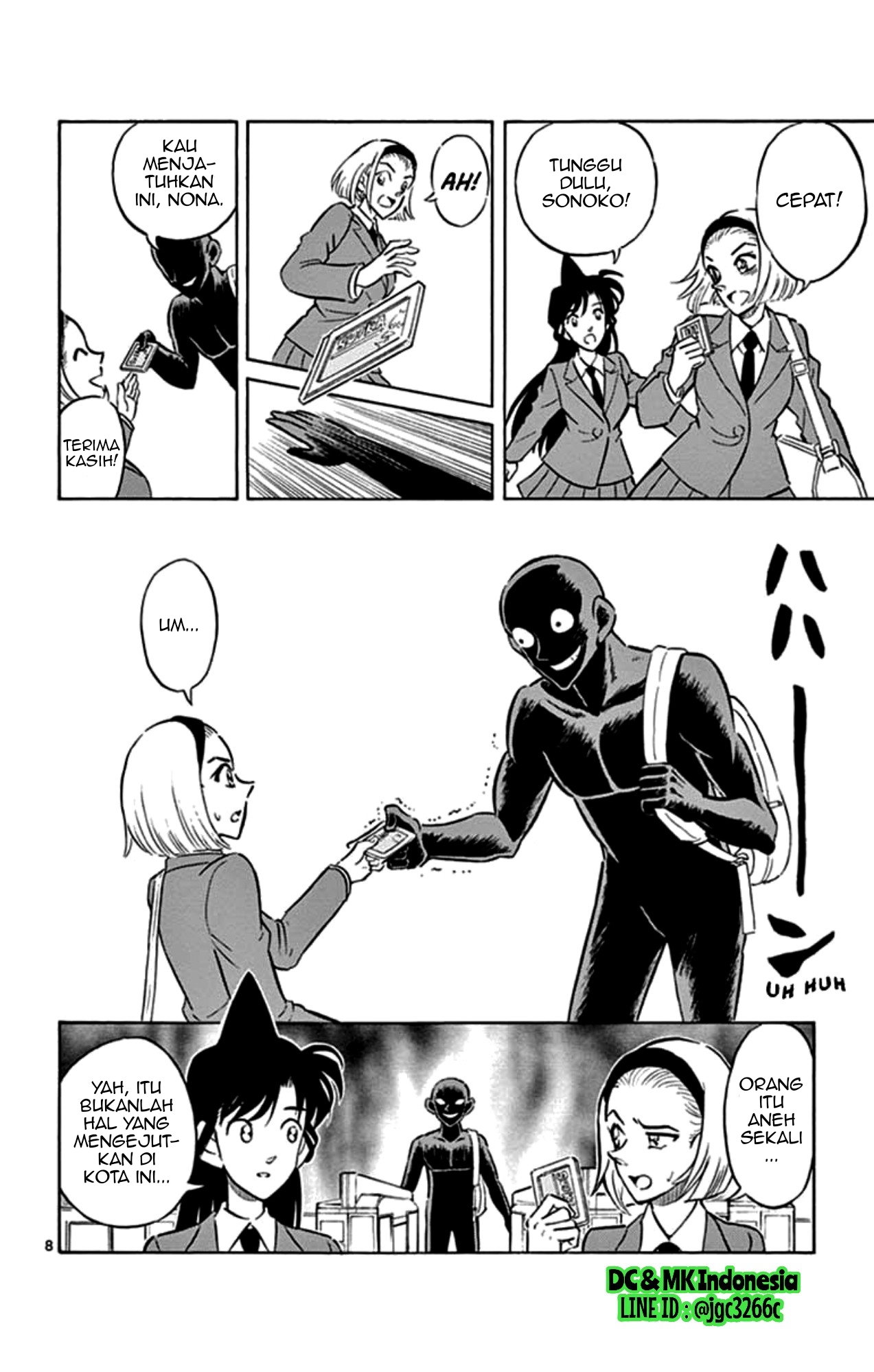 Detective Conan: Hannin no Hanzawa-san chapter 1 halaman 8