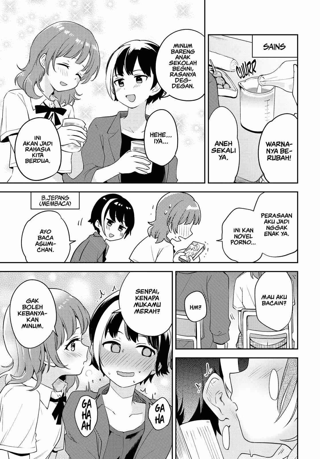 Asumi-chan wa Les Fuuzoku ni Kyoumi ga Arimasu! Chapter 6 page 16