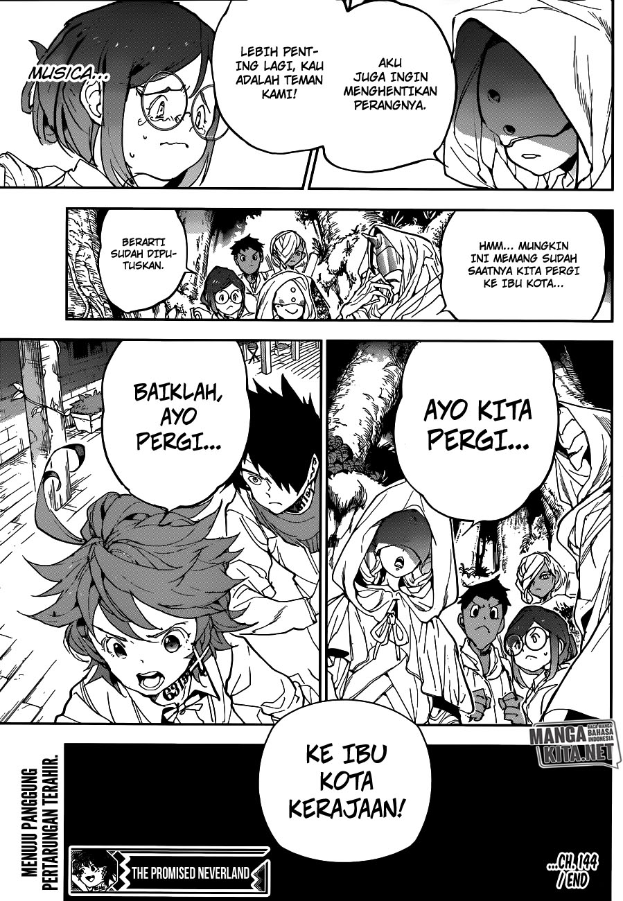 The Promised Neverland Chapter 144