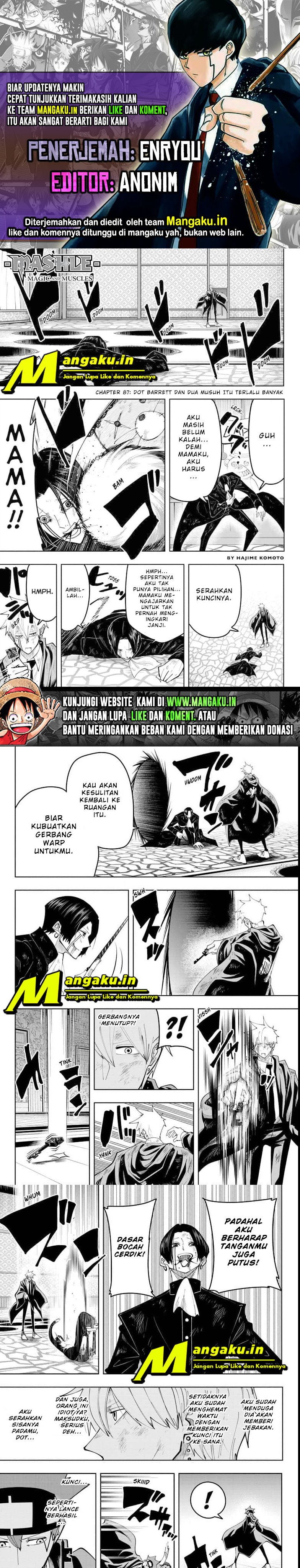 Mashle: Magic and Muscles Chapter 87