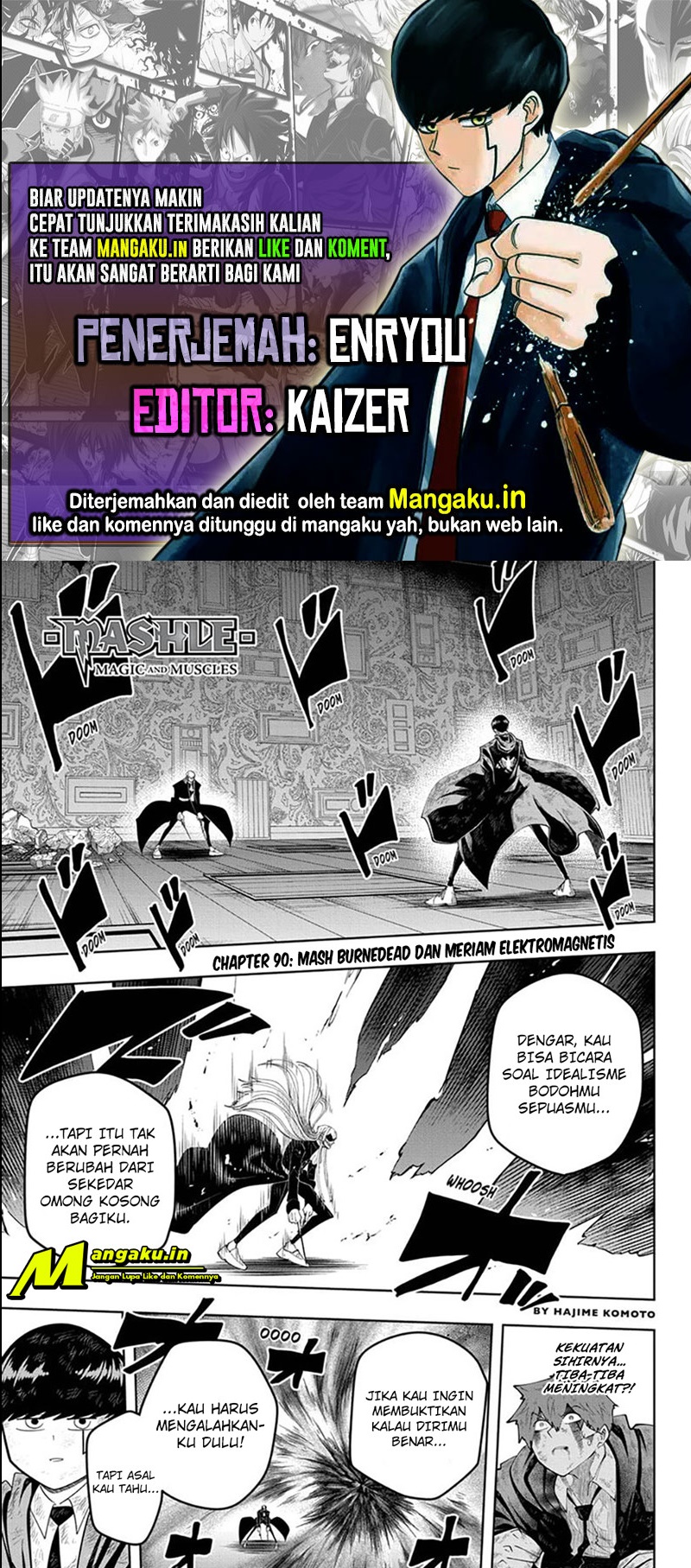 Mashle: Magic and Muscles Chapter 90