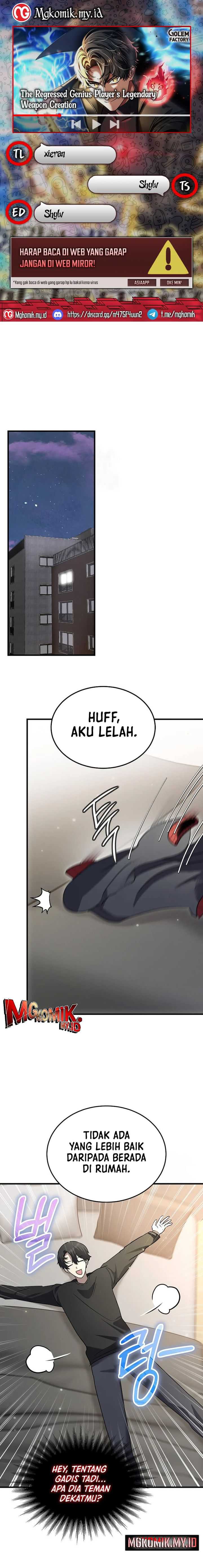 The Regressed Genius Player’s Legendary Weapon Creation Chapter 16