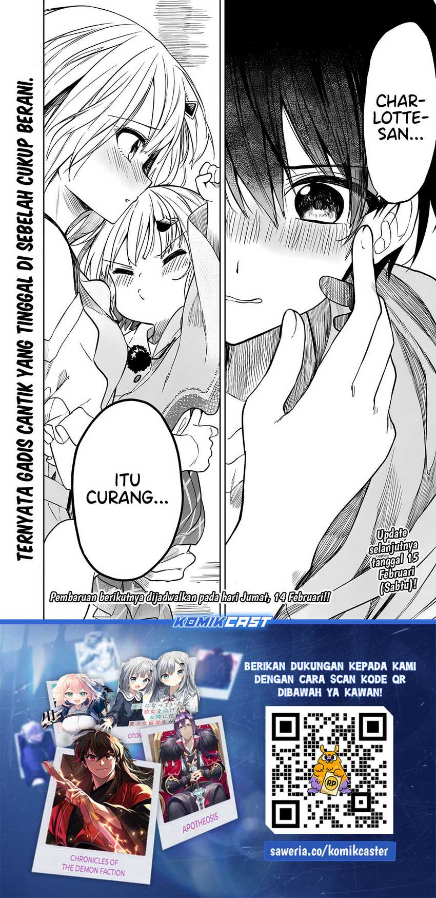 Maigo ni Natteita Youjo o Tasuketara, Otonari ni Sumu Bishoujo Ryuugakusei ga Ie ni Asobi ni Kuru You ni Natta Ken ni Tsuite Chapter 14