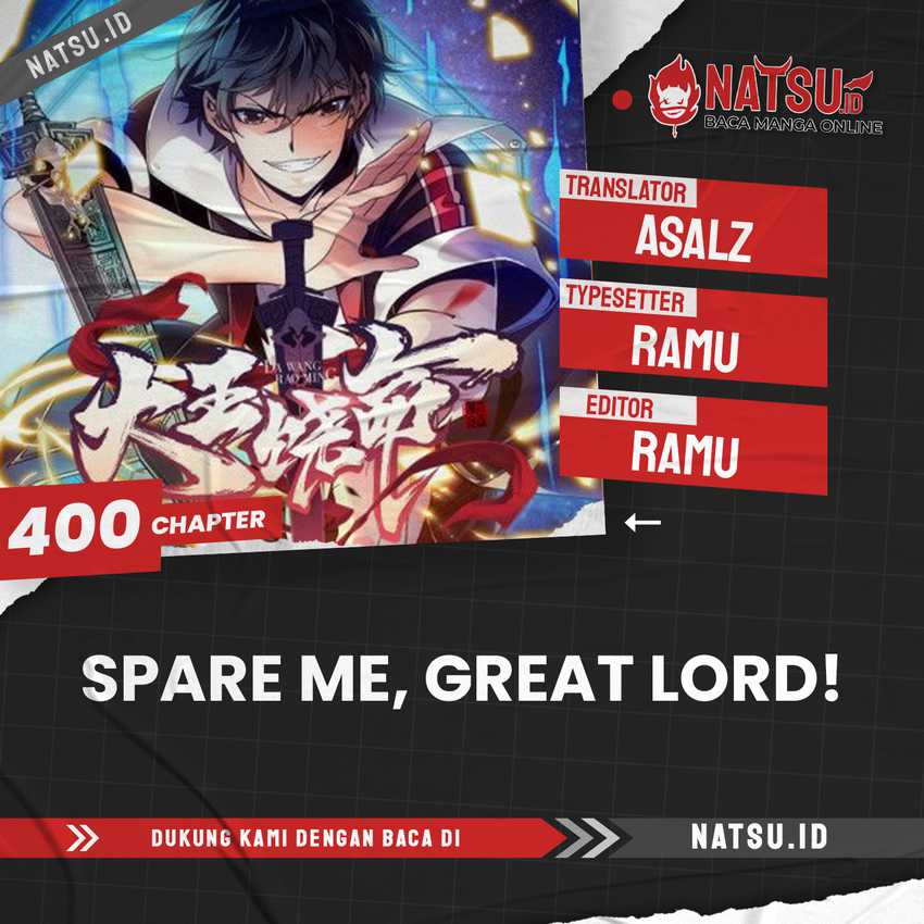 Spare Me, Great Lord! Chapter 400