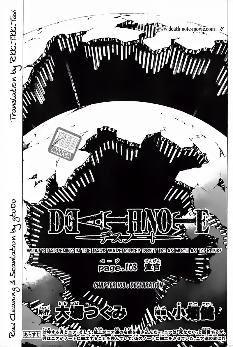 Death Note Chapter 103