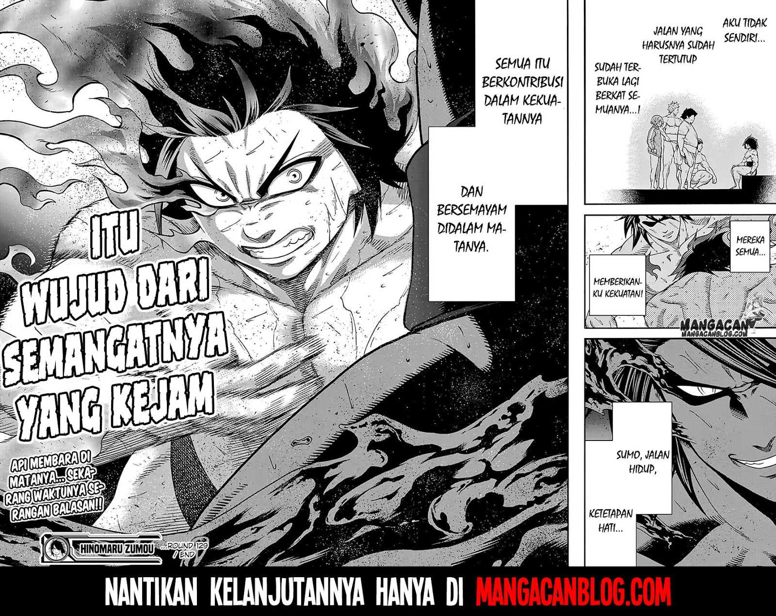 Hinomaru Zumou Chapter 129