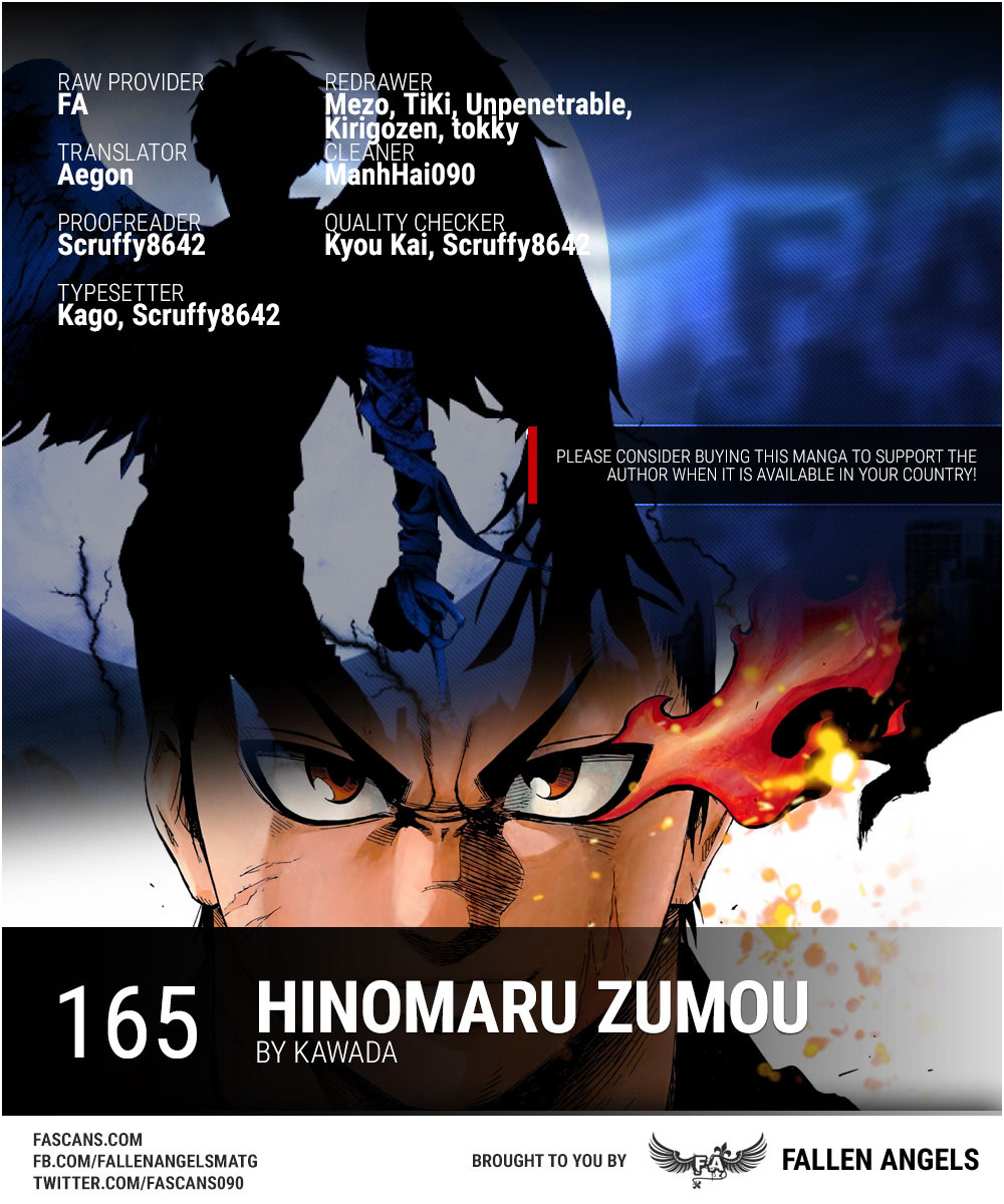 Hinomaru Zumou Chapter 165