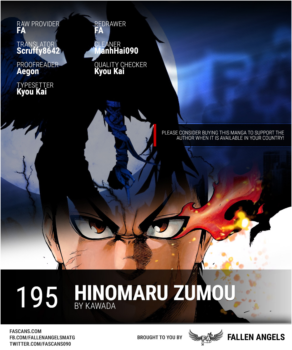 Hinomaru Zumou Chapter 195