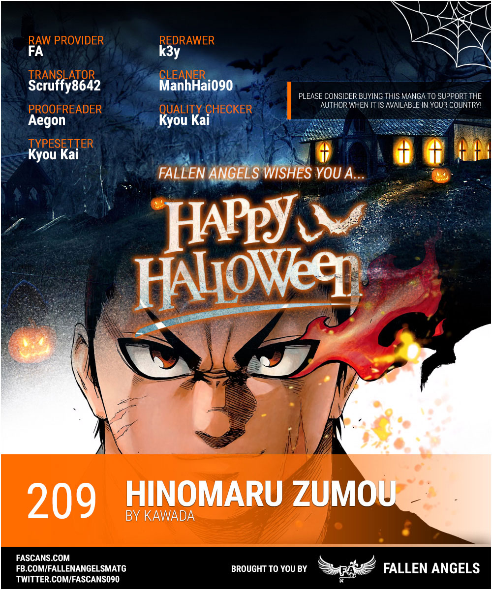 Hinomaru Zumou Chapter 209