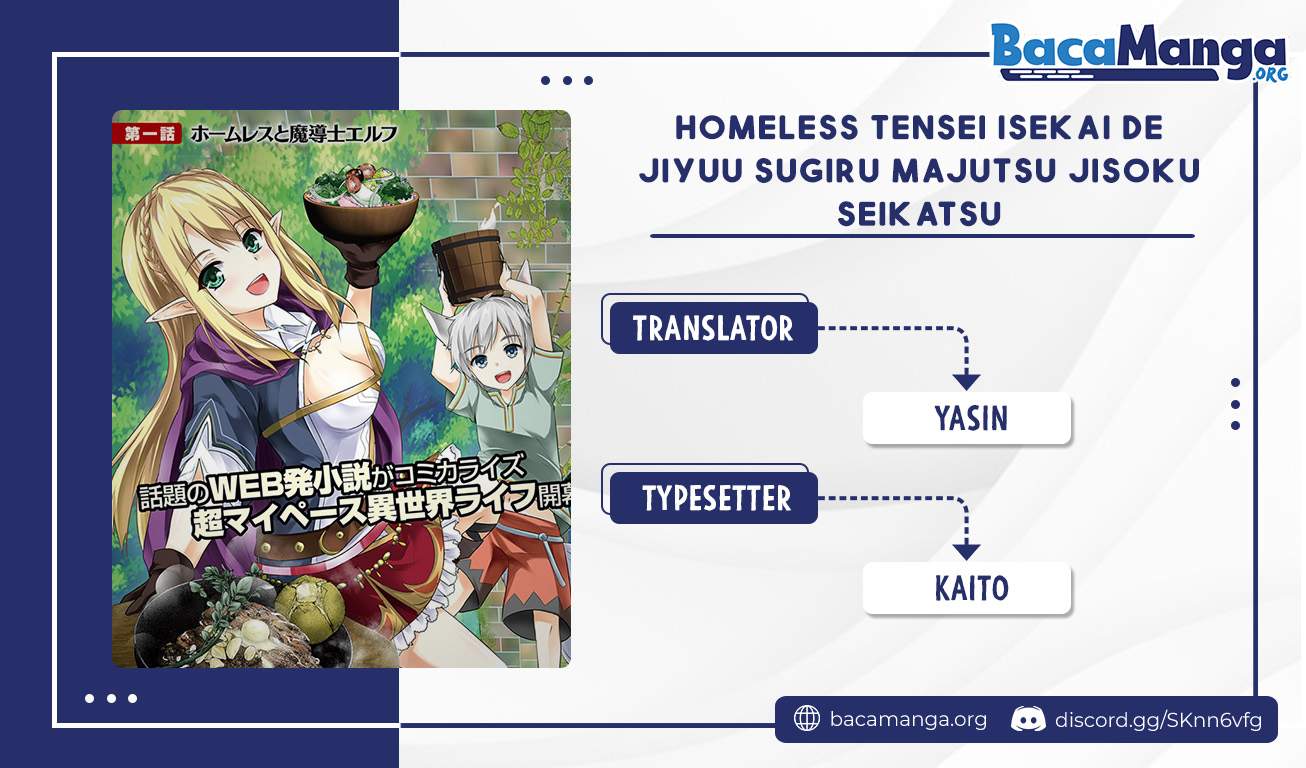 Homeless Tensei: Isekai De Jiyuu Sugiru Majutsu Jisoku Seikatsu Chapter 07.1