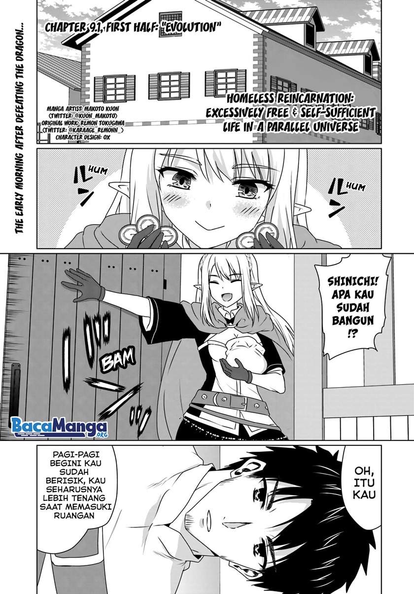 Homeless Tensei: Isekai De Jiyuu Sugiru Majutsu Jisoku Seikatsu Chapter 09.1