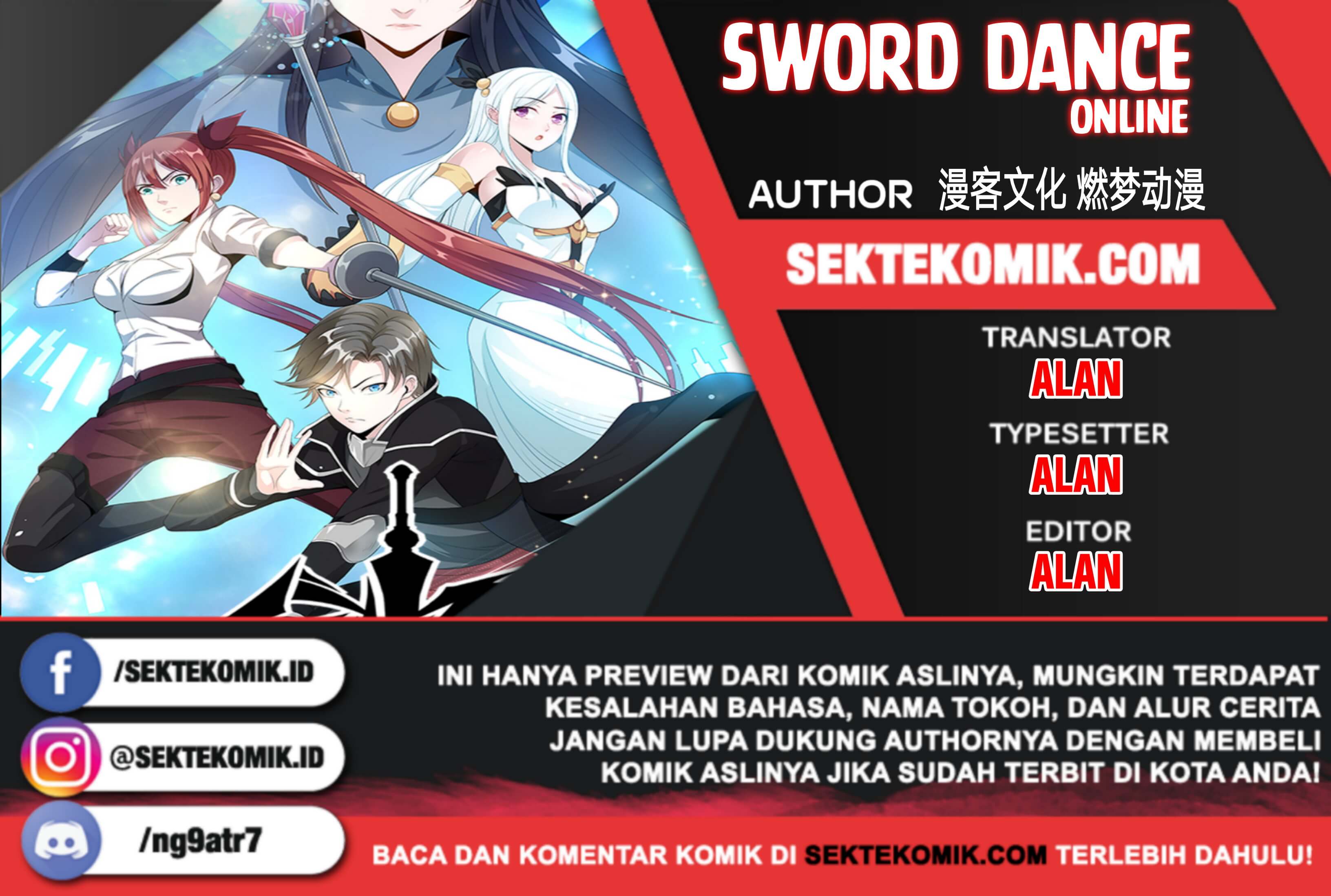 Sword Dance Online Chapter 01
