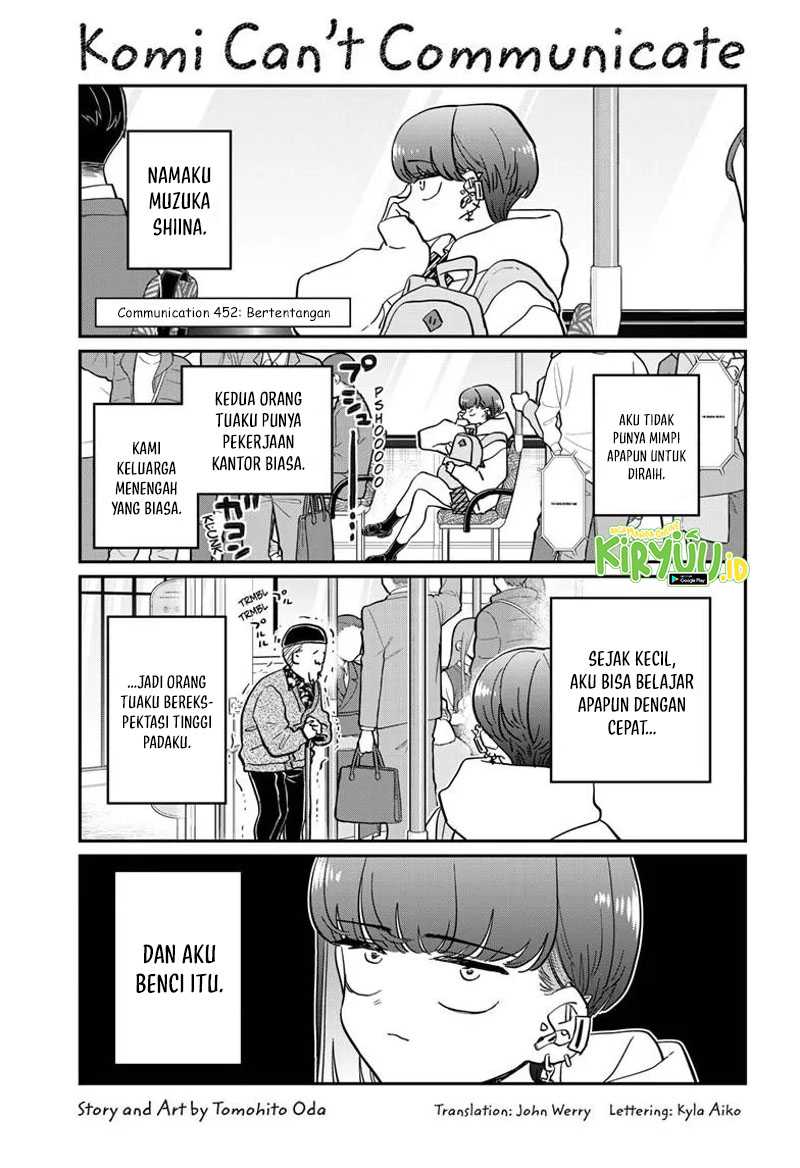 Komi san wa Komyushou Desu Chapter 452