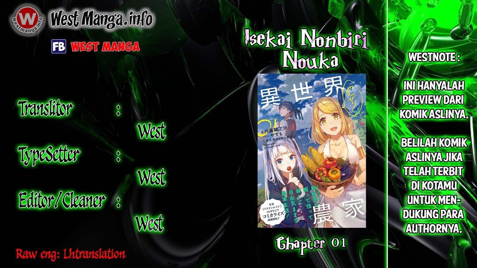 Isekai Nonbiri Nouka Chapter 01
