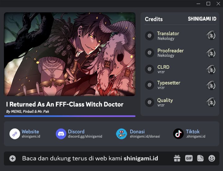 I Returned As An FFF-Class Witch Doctor Chapter 29