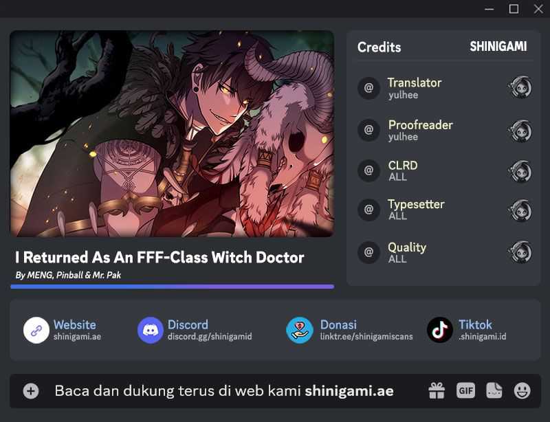 I Returned As An FFF-Class Witch Doctor Chapter 59