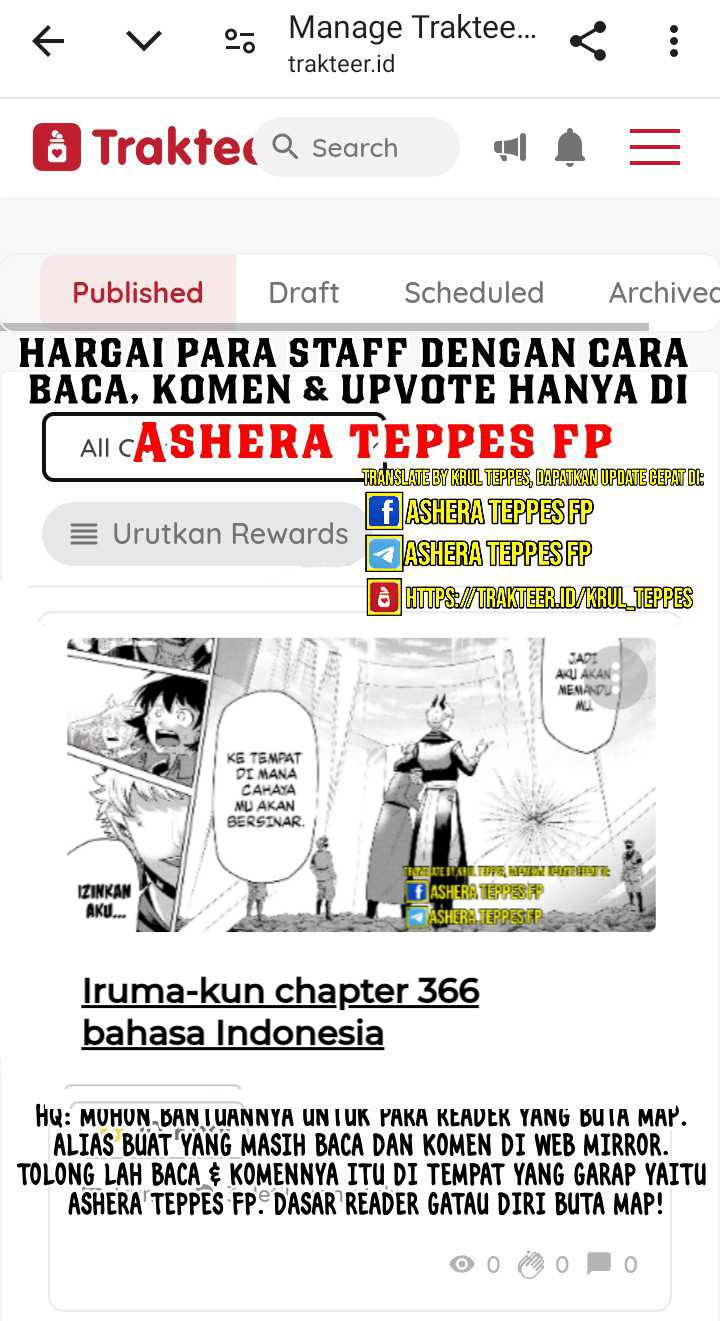 Mairimashita! Iruma-kun Chapter 362