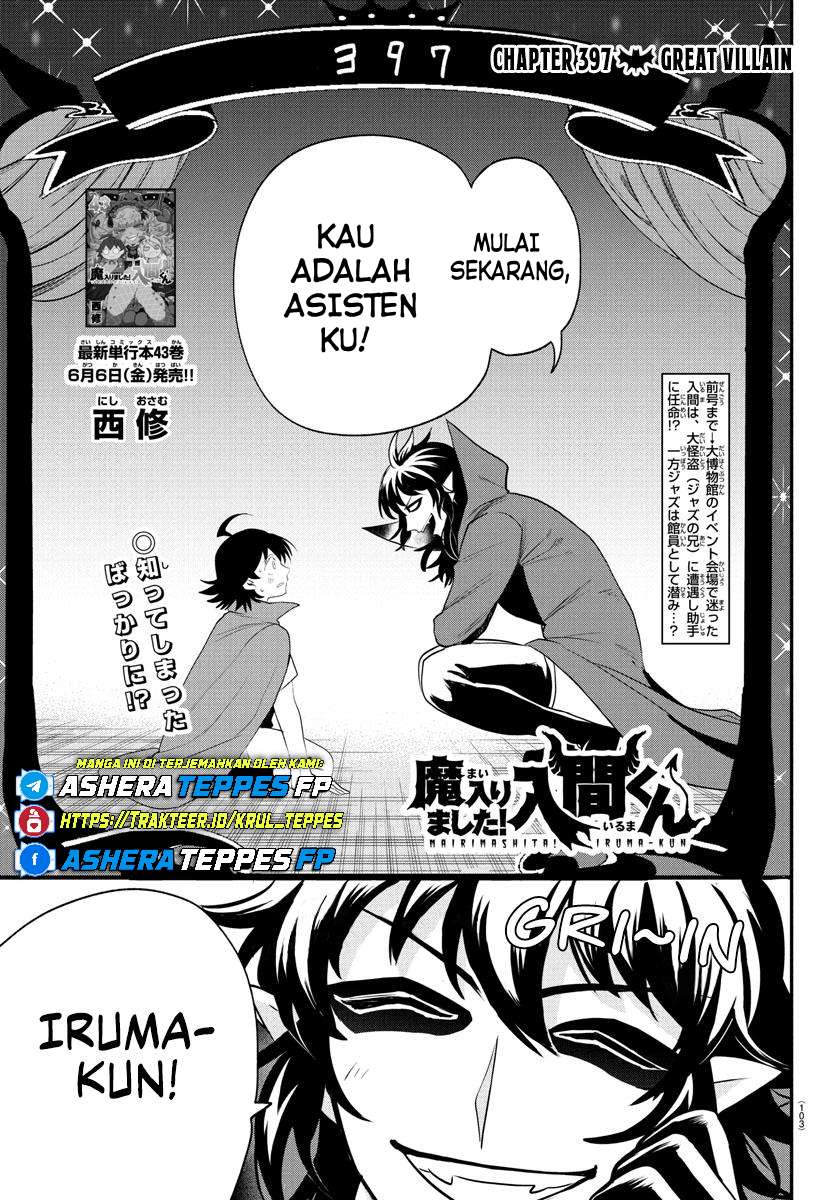 Mairimashita! Iruma-kun Chapter 397