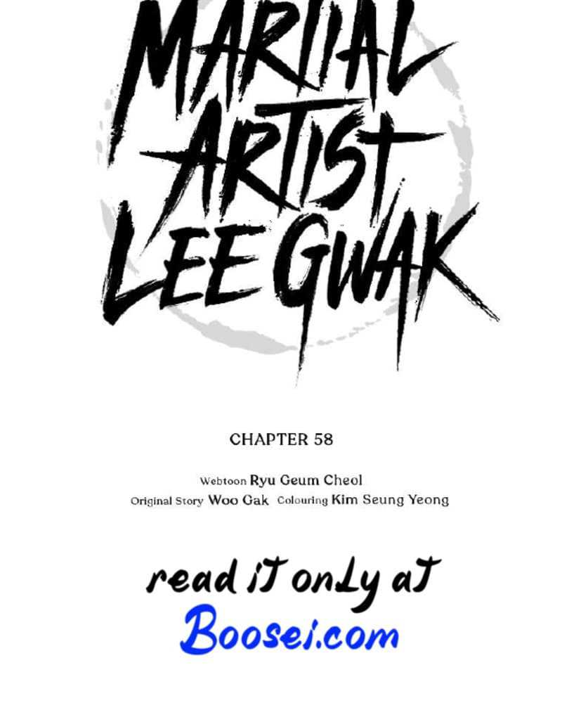 Martial Artist Lee Gwak Chapter 58