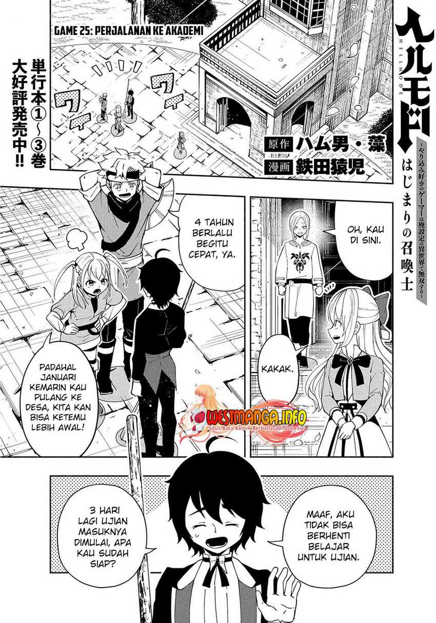 Hell Mode: Yarikomi Suki no Gamer wa Hai Settei no Isekai de Musou Suru Chapter 25