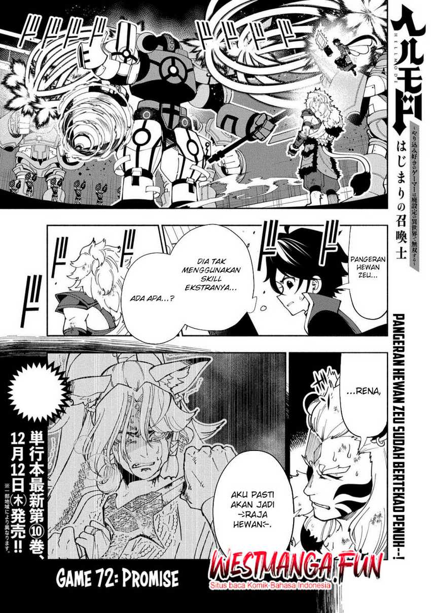 Hell Mode: Yarikomi Suki no Gamer wa Hai Settei no Isekai de Musou Suru Chapter 72