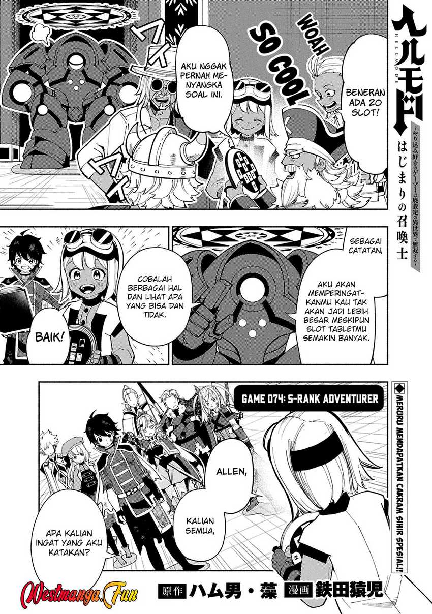 Hell Mode: Yarikomi Suki no Gamer wa Hai Settei no Isekai de Musou Suru Chapter 74