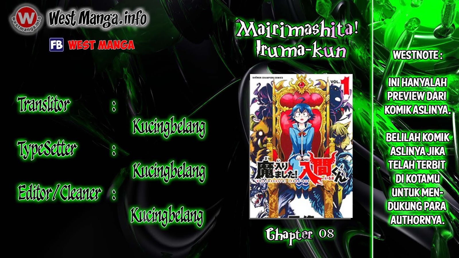 Mairimashita! Iruma-kun Chapter 08