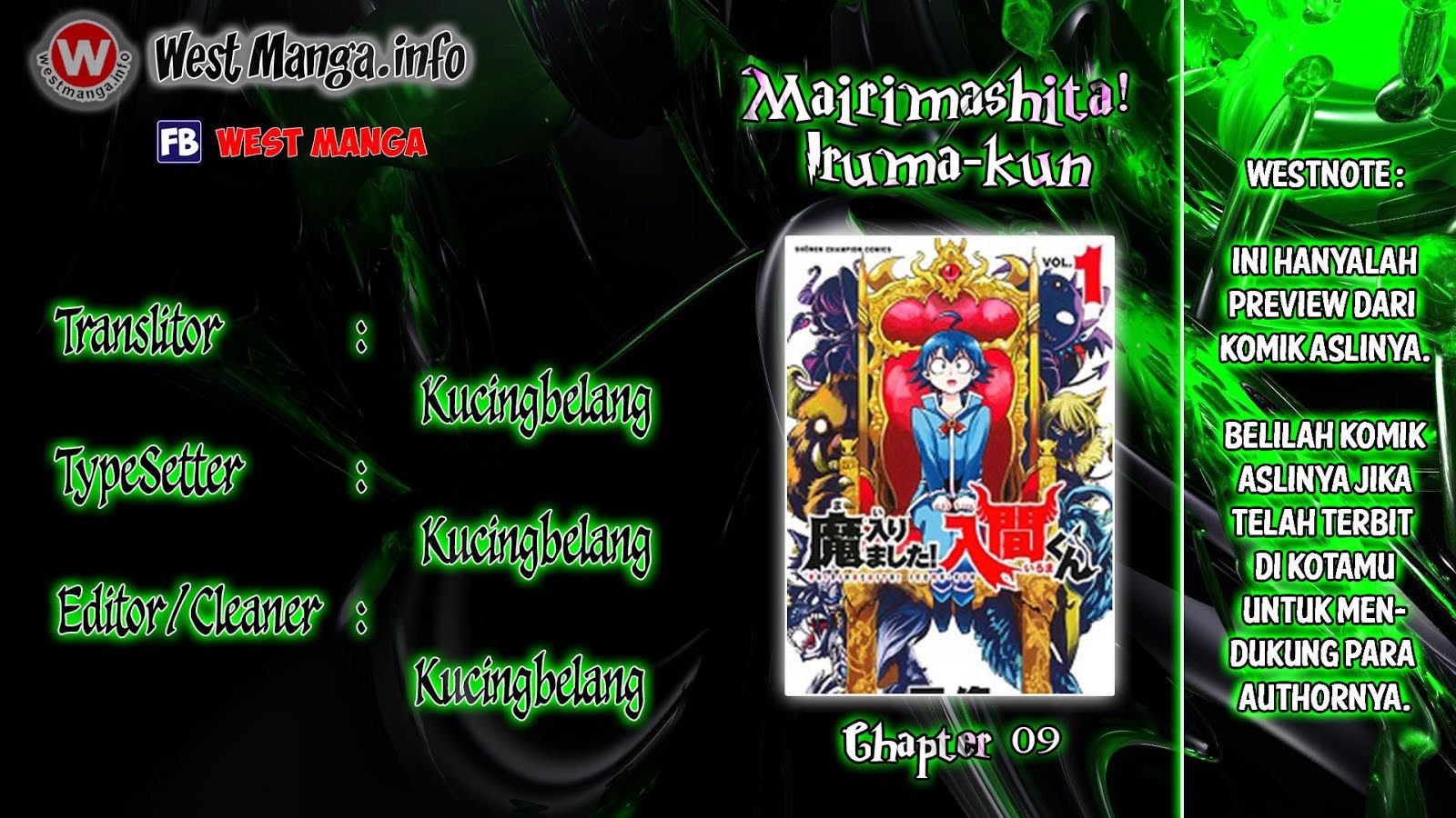 Mairimashita! Iruma-kun Chapter 09