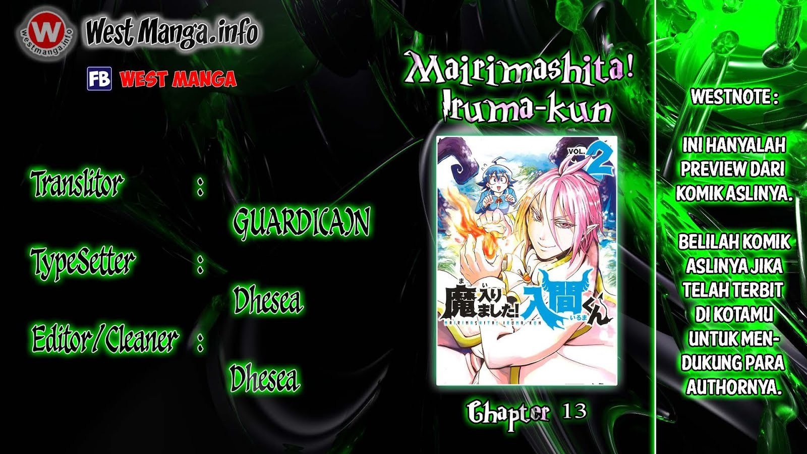 Mairimashita! Iruma-kun Chapter 14