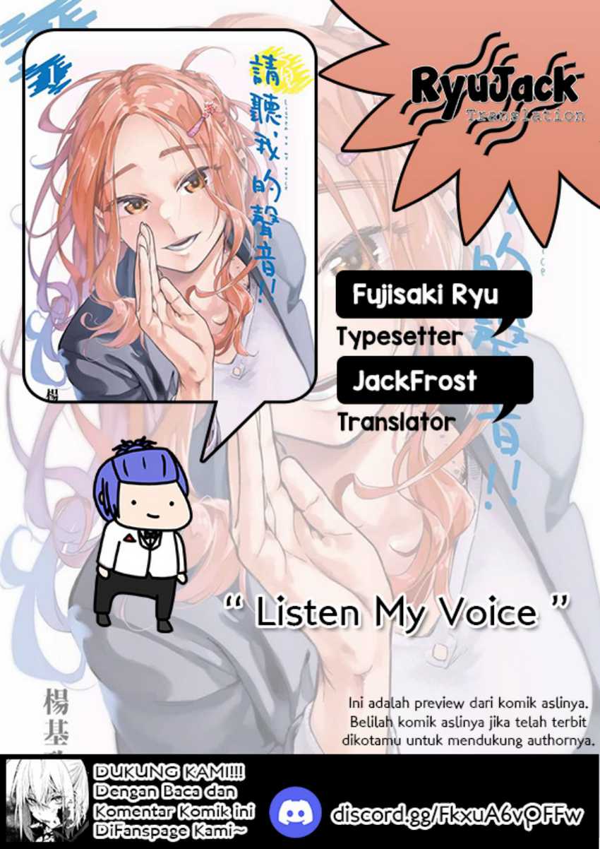 Listen to My Voice!! Chapter 09
