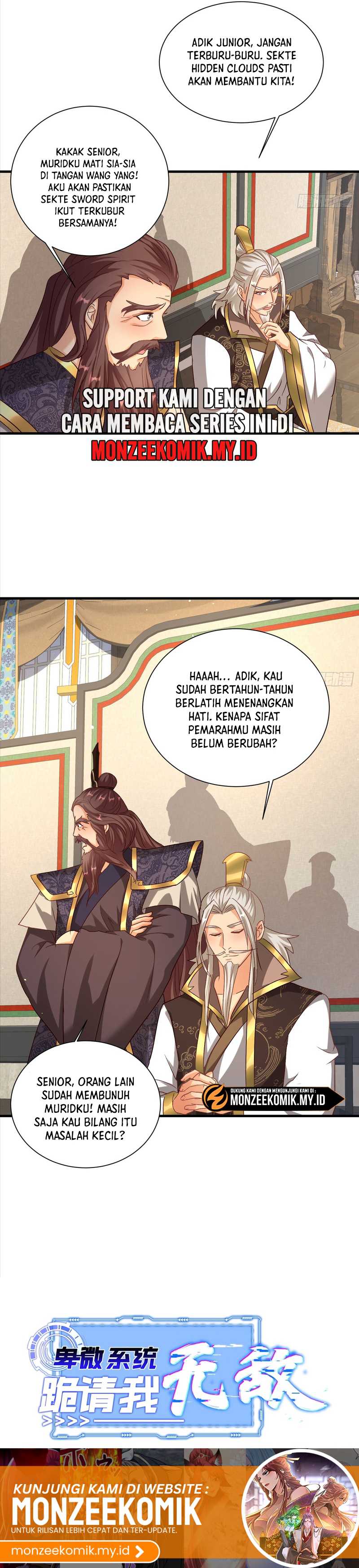 Humble System, Kneel and Beg Me to Be Invincible Color Chapter 55