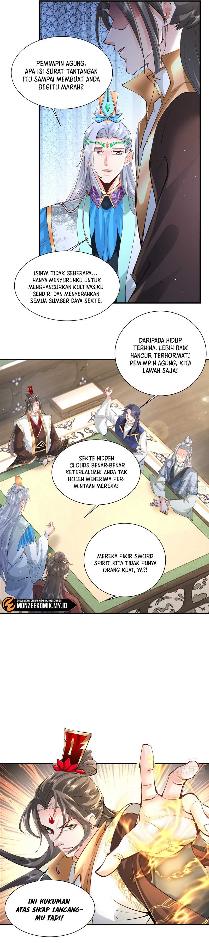 Humble System, Kneel and Beg Me to Be Invincible Color Chapter 56