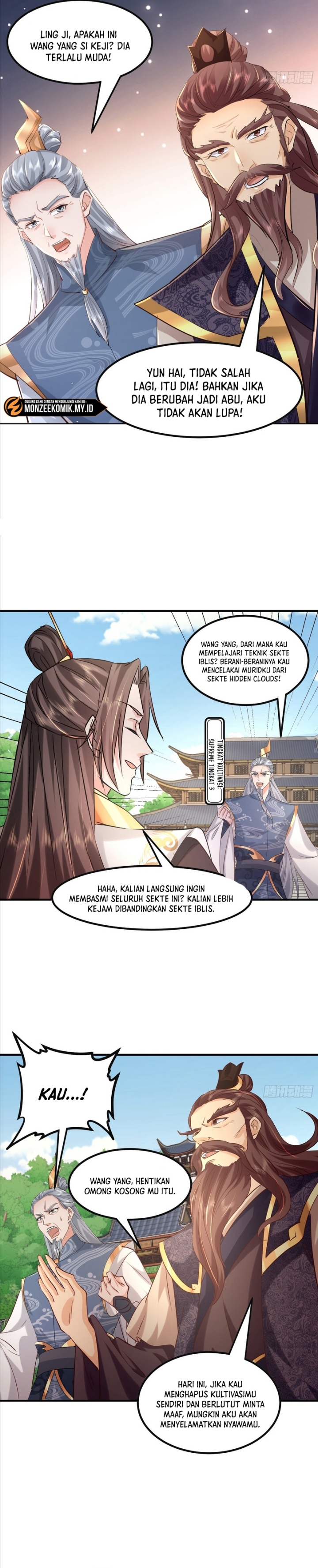 Humble System, Kneel and Beg Me to Be Invincible Color Chapter 57