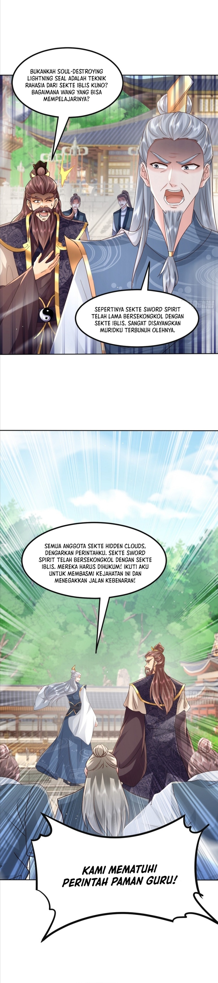 Humble System, Kneel and Beg Me to Be Invincible Color Chapter 57