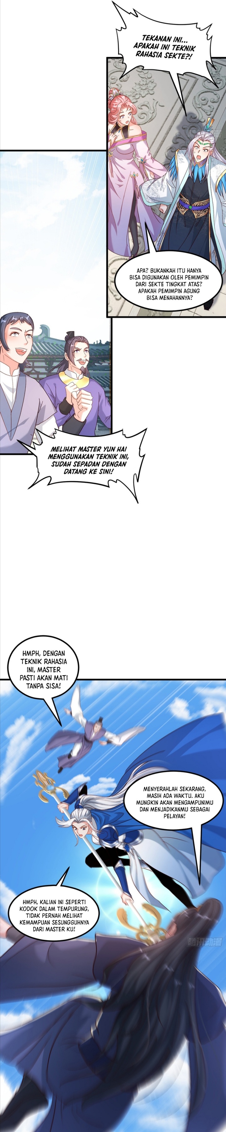 Humble System, Kneel and Beg Me to Be Invincible Color Chapter 58