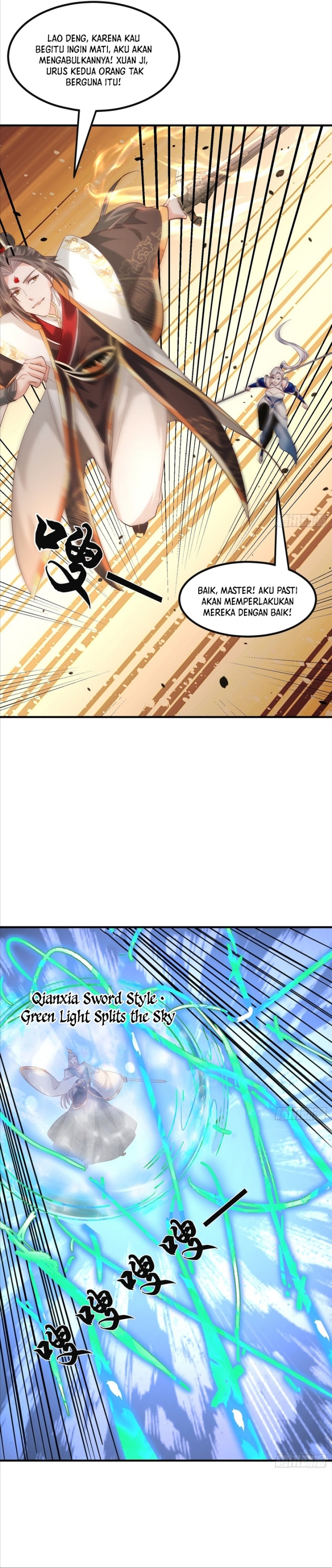 Humble System, Kneel and Beg Me to Be Invincible Color Chapter 58