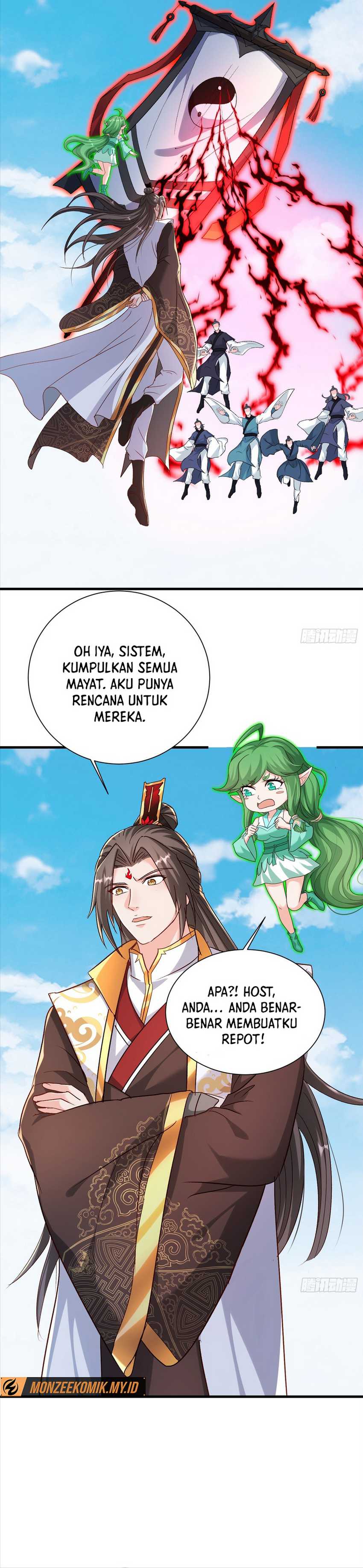 Humble System, Kneel and Beg Me to Be Invincible Color Chapter 60