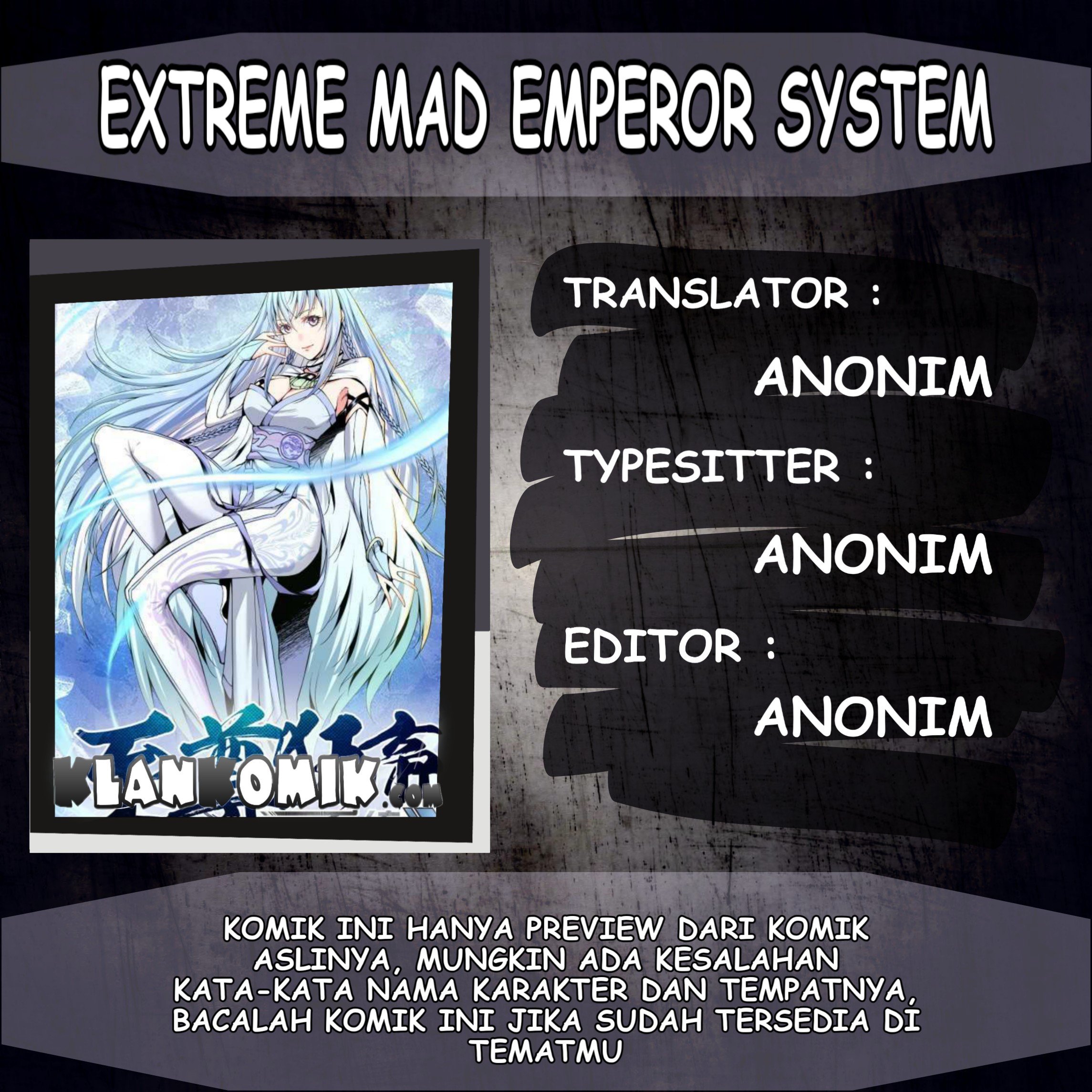Extreme Mad Emperor System (Supreme Mad Emperor System) Chapter 01