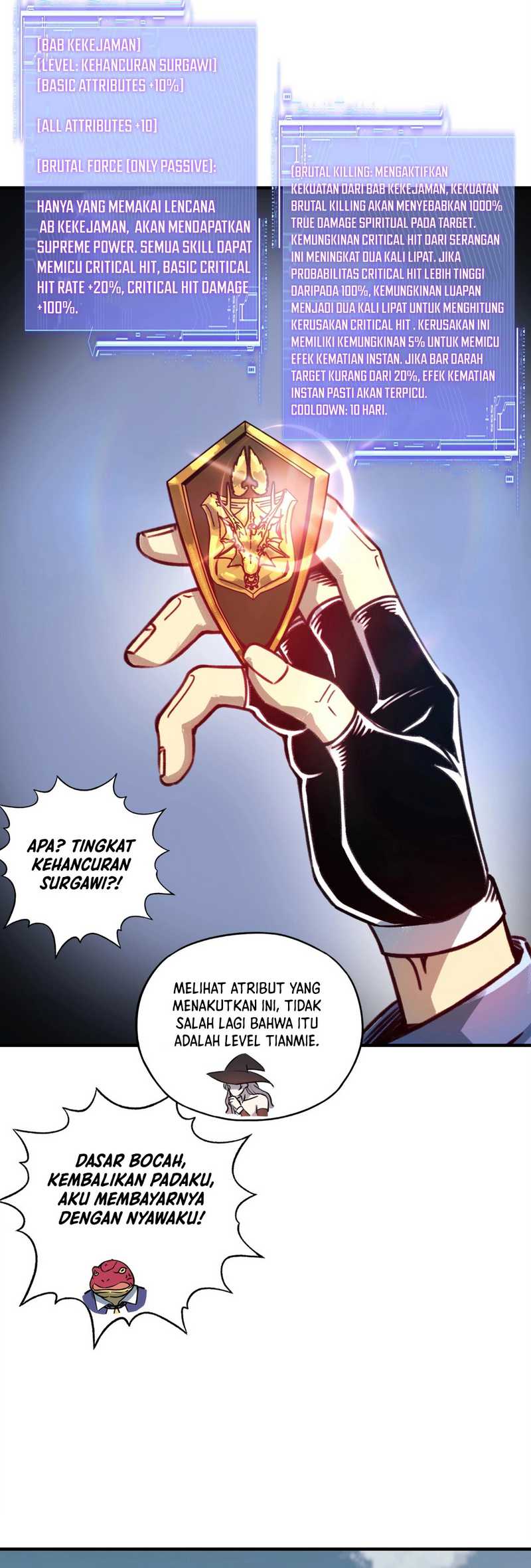 Start by changing your job to the God of Wealth and taming billions of divine pets! Chapter 04