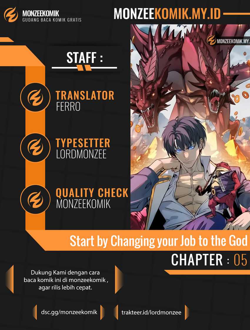 Start by changing your job to the God of Wealth and taming billions of divine pets! Chapter 05