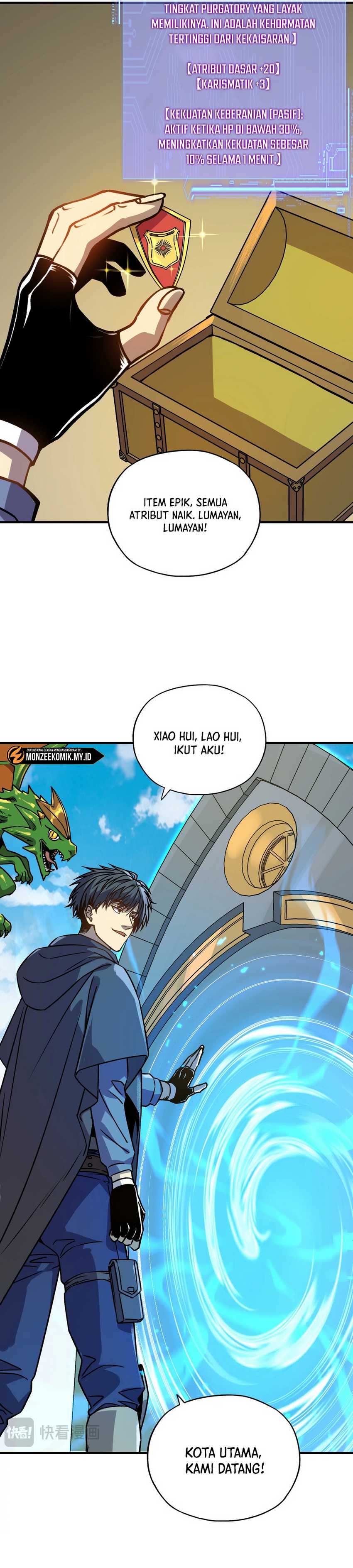 Start by changing your job to the God of Wealth and taming billions of divine pets! Chapter 07