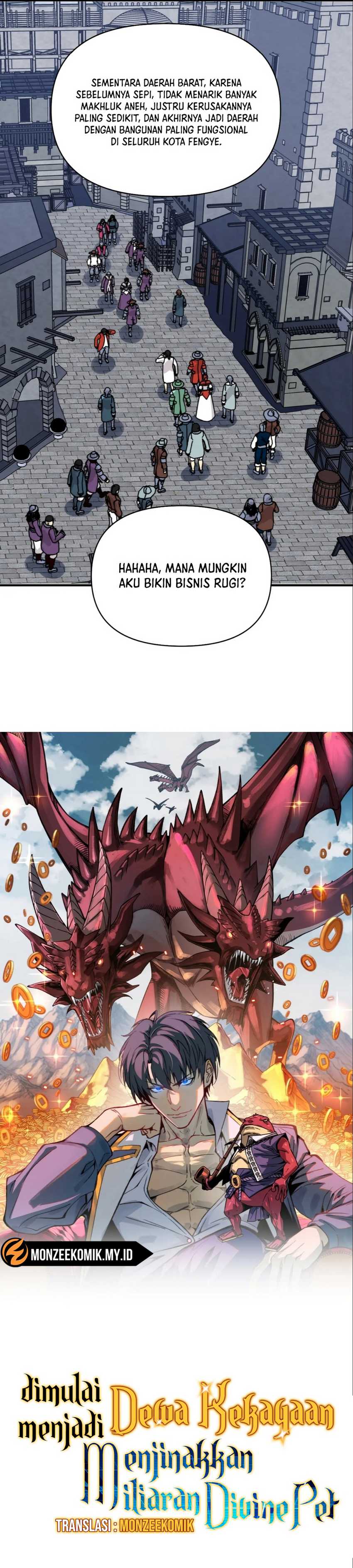 Start by changing your job to the God of Wealth and taming billions of divine pets! Chapter 09
