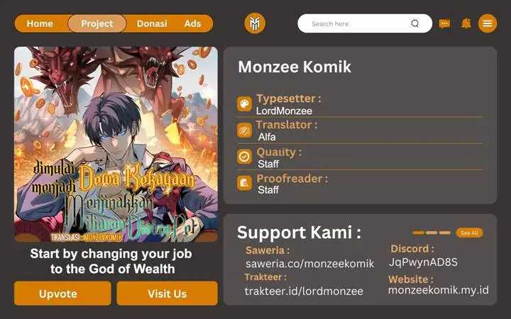Start by changing your job to the God of Wealth and taming billions of divine pets! Chapter 17