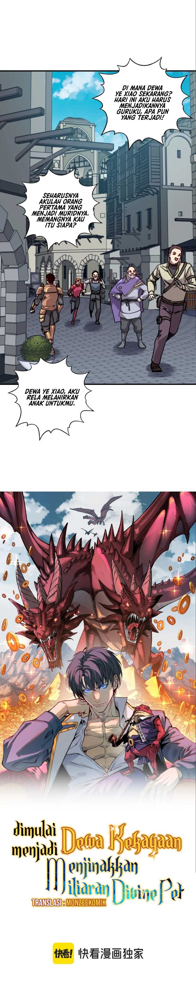 Start by changing your job to the God of Wealth and taming billions of divine pets! Chapter 18