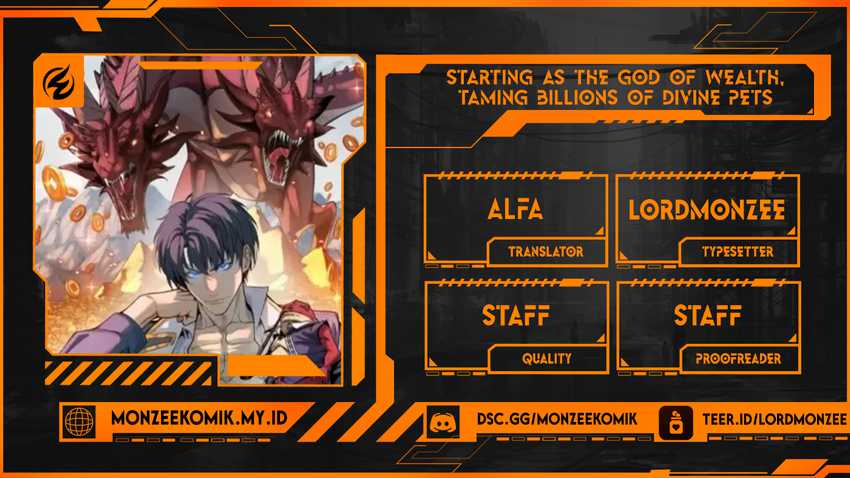 Start by changing your job to the God of Wealth and taming billions of divine pets! Chapter 22