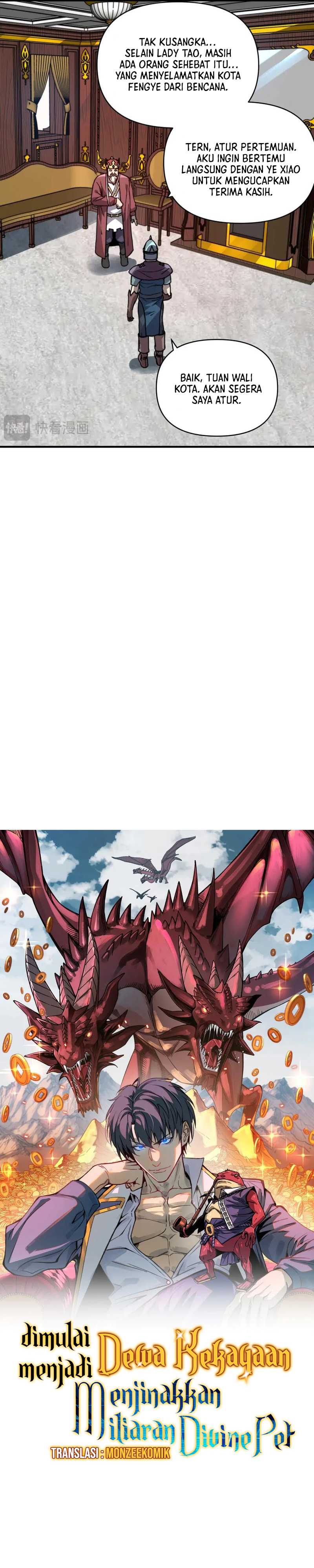 Start by changing your job to the God of Wealth and taming billions of divine pets! Chapter 23