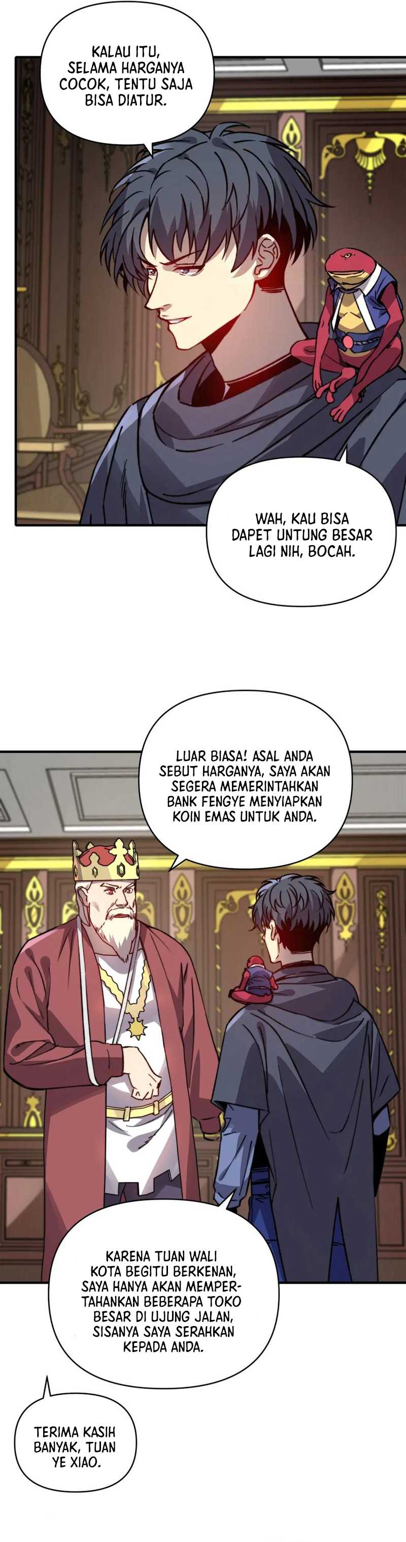Start by changing your job to the God of Wealth and taming billions of divine pets! Chapter 23