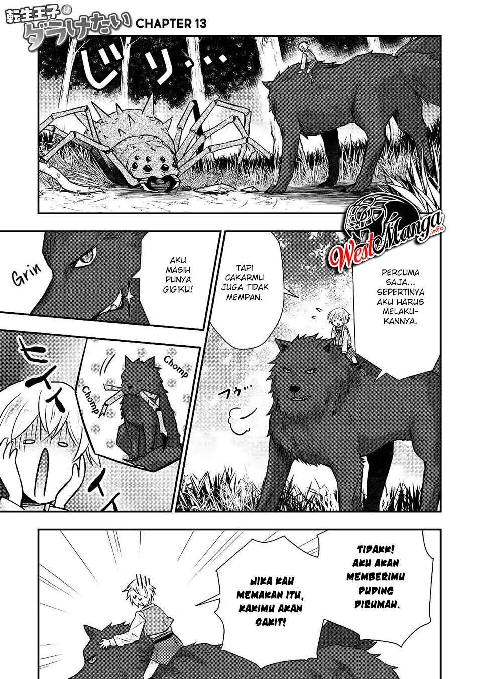 Tensei Ouji wa Daraketai chapter 13 halaman 5