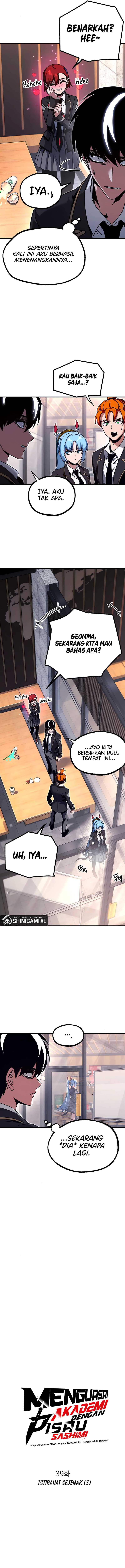 I Took over The Academy With a Single Sashimi Knife Chapter 39